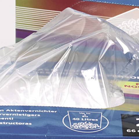 Sacchetti di plastica per distruggidocumenti Rexel AS 115 L conf. da 100 - 40070